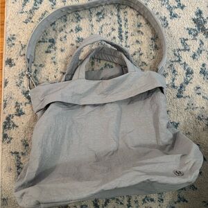Lululemon Athletica Light Gray Shoulder Bag